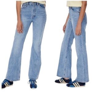Aritzia Denim Forum The Marlene 60’s High Rise Flare Jeans Size 30
